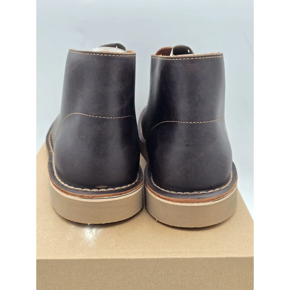 Man's Boots Clarks Bushacre 3 - Sz 11.5 W WIDE Beeswax‎ Brown 53528 NIB